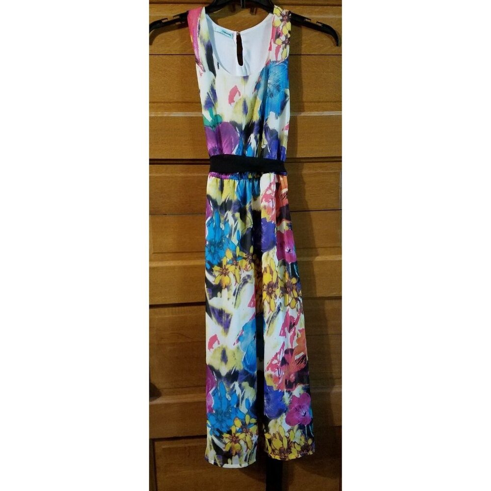 MAURICES Size S Small Long Maxi Dress Sundress Sleeveless Modest Floral Womens
